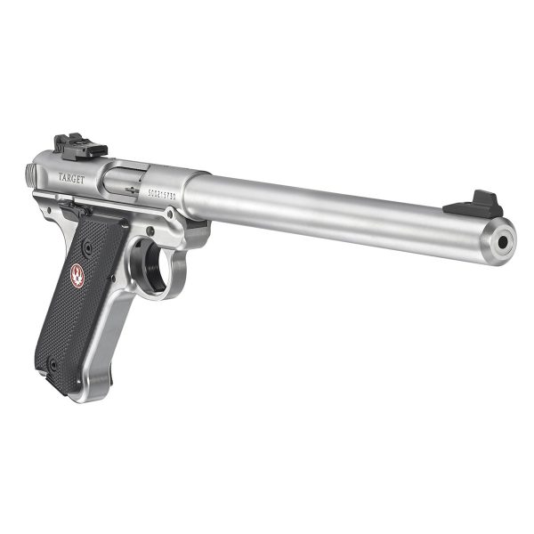 Ruger Mark IV Target 22 Long Rifle 10in Stainless Pistol - 10+1 Rounds - Image 3