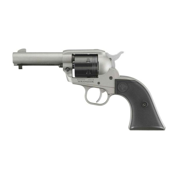 Ruger Wrangler 22 Long Rifle 3.75in Silver Cerakote Revolver - 6 Rounds - Image 2