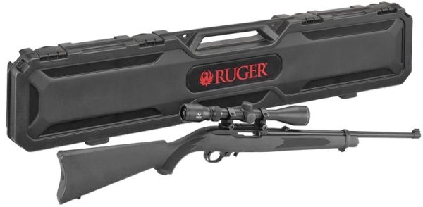 Ruger 10/22 Carbine .22 LR 18.5" 10-Round w/ Scope & Case