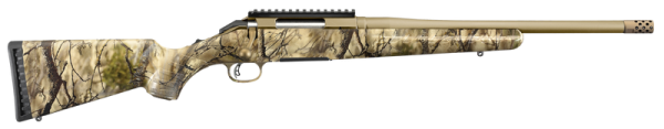 Ruger American Go Wild Camo / Bronze .243 Win 16.1" Barrel 4-Rounds Adjustable Trigger