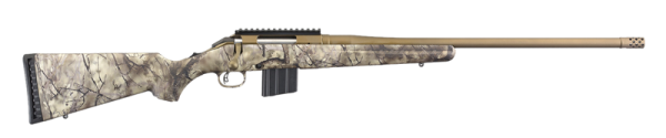 Ruger American Camo / Tan .350 Legend 22" Barrel 5-Rounds Threaded