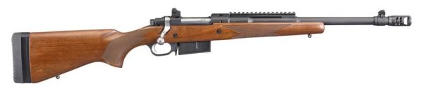 Ruger Scout Walnut .450 BM 16.1" Barrel 4-Rounds Hybrid Muzzle Brake