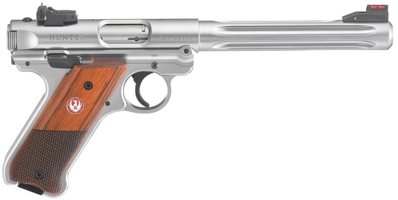 Ruger Mark IV Hunter Stainless .22LR 6.88" Barrel 10-Rounds Ruger Mark IV Hunter Stainless .22LR 6.88" Barrel 10-Rounds - HANDGUNS - Miami Shooters Supply