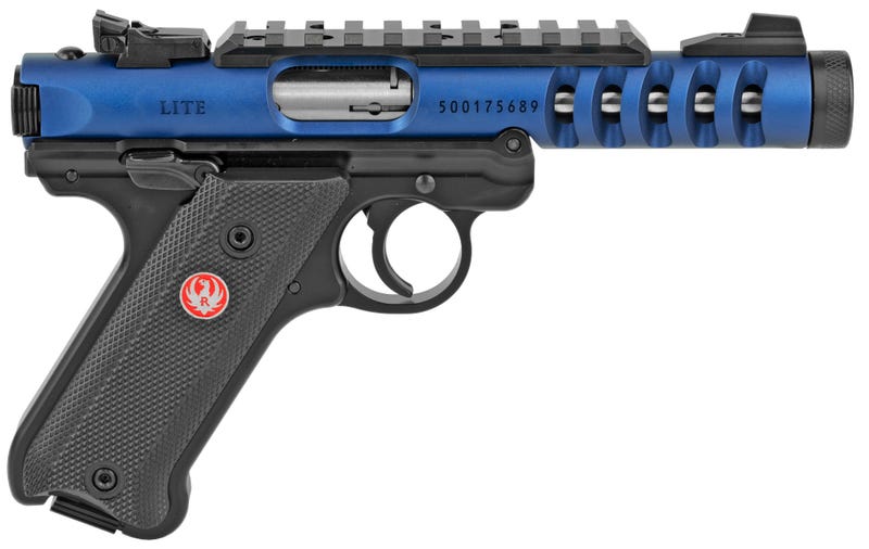 Ruger Mark IV Lite Blue .22 LR 4.4" Barrel 10-Rounds Ruger Mark IV Lite Blue .22 LR 4.4" Barrel 10-Rounds - HANDGUNS - Miami Shooters Supply
