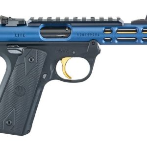 Ruger Mark IV 22/45 Lite Blue 22LR 4.4" Barrel 10-Rounds - HANDGUNS - Miami Shooters Supply