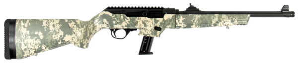 Ruger PC Carbine Digital Camo 9mm 16.12" Barrel 17-Rounds Adjustable Ghost Ring Sight