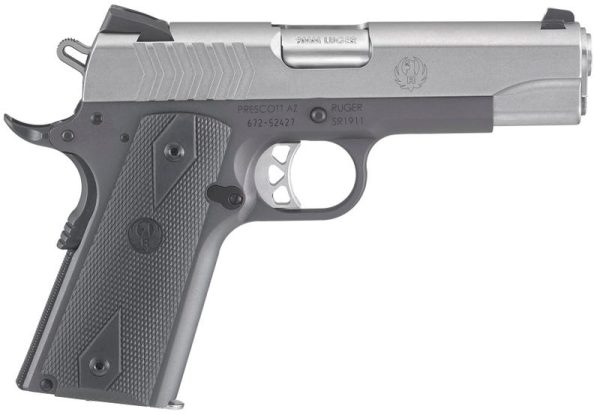 Ruger SR1911 Tungsten Grey / Stainless  9mm 4.25" Barrel 10-Rounds