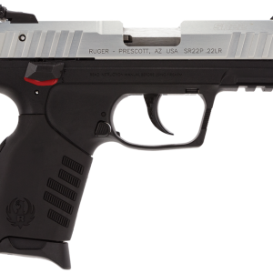Ruger SR22 Stainless .22 LR 3.5" Barrel 10-Rounds Interchangeable Backstraps - HANDGUNS - Miami Shooters Supply