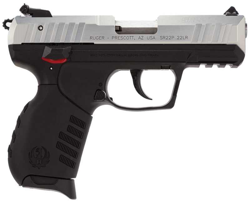 Ruger SR22 Stainless .22 LR 3.5" Barrel 10-Rounds Interchangeable Backstraps Ruger SR22 Stainless .22 LR 3.5" Barrel 10-Rounds Interchangeable Backstraps - HANDGUNS - Miami Shooters Supply