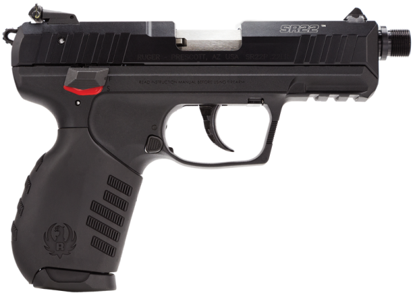 Ruger SR22 .22 LR 3.5" Barrel 10-Rounds Threaded