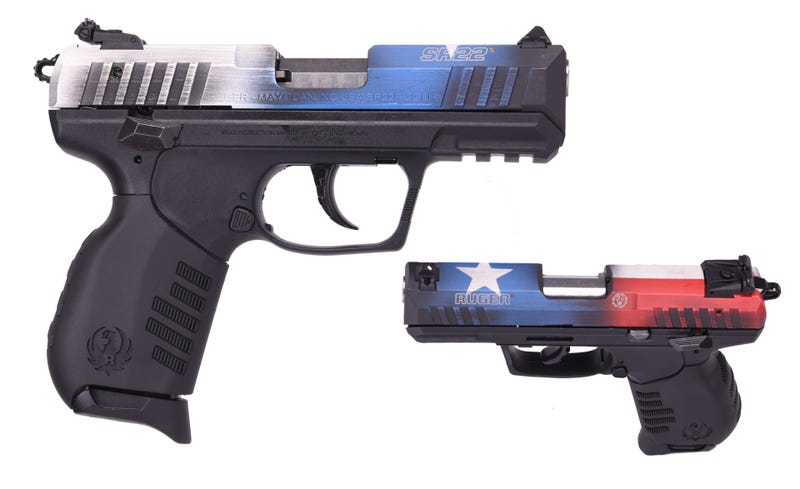 Ruger SR22 Texas Flag .22 LR 3.5" Barrel 10-Rounds Adjustable Sights Ruger SR22 Texas Flag .22 LR 3.5" Barrel 10-Rounds Adjustable Sights - HANDGUNS - Miami Shooters Supply