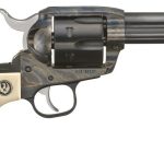 Ruger Vaquero Color Case Hardened .357 Mag 3.75" Barrel 6-Rounds Ivorylite Birdshead Grip