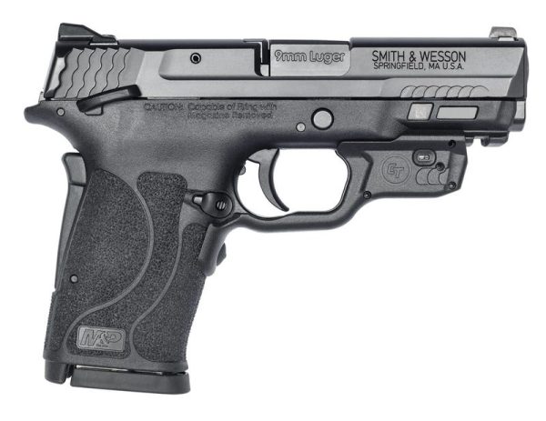 Smith and Wesson M&P9 Shield EZ with Crimson Trace Laserguard 9mm 3.6" Barrel 8-Round MS