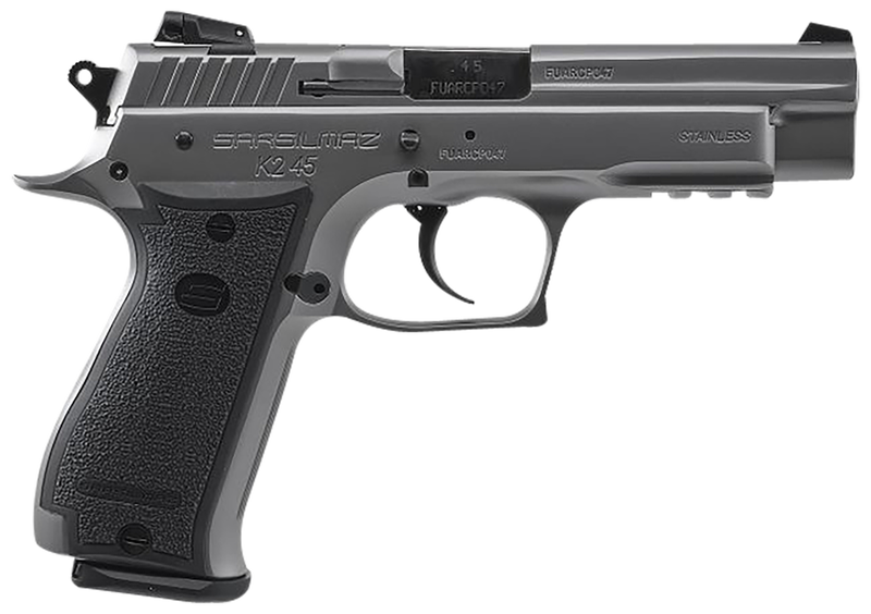 SAR USA K2 Stainless .45ACP 4.7" Barrel 10-Rounds Manual Safety SAR USA K2 Stainless .45ACP 4.7" Barrel 10-Rounds Manual Safety - HANDGUNS - Miami Shooters Supply