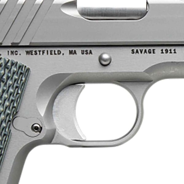 Savage Arms 1911 Government 9mm Luger 5in Stainless Steel Pistol - 10+1 Rounds - Image 3