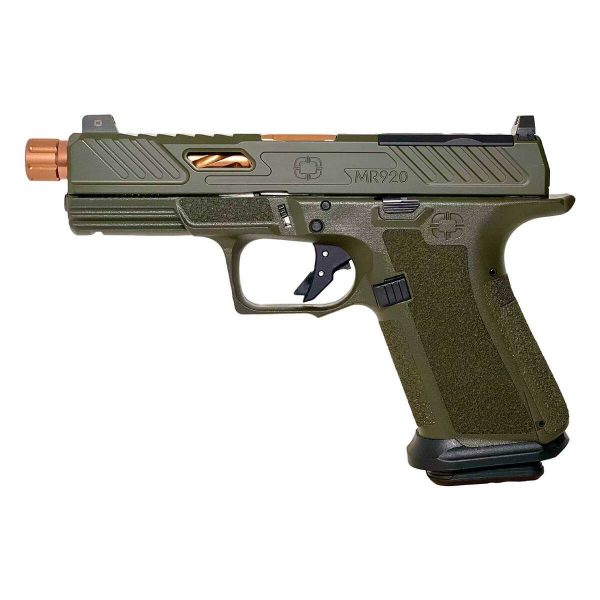 Shadow Systems MR920 Elite 9mm Luger 4.5in OD Green Pistol - 15+1 Rounds - Image 2