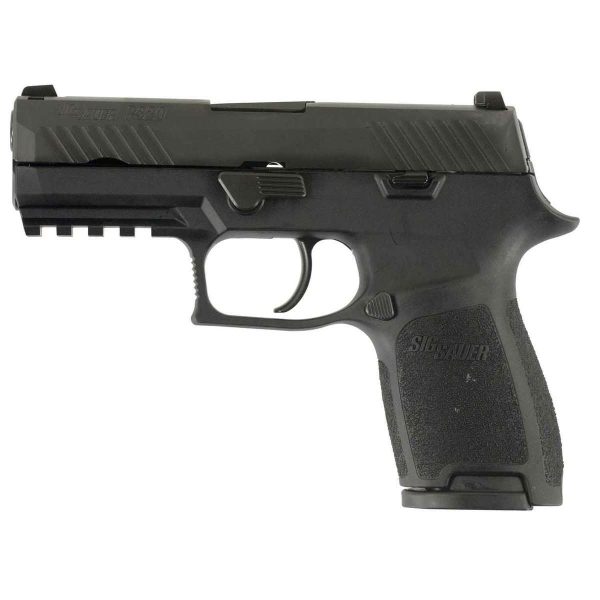 Sig Sauer P320 Compact w/ Contrast Sights 9mm Luger 3.9in Black Nitron Pistol - 10+1 Rounds - Image 2
