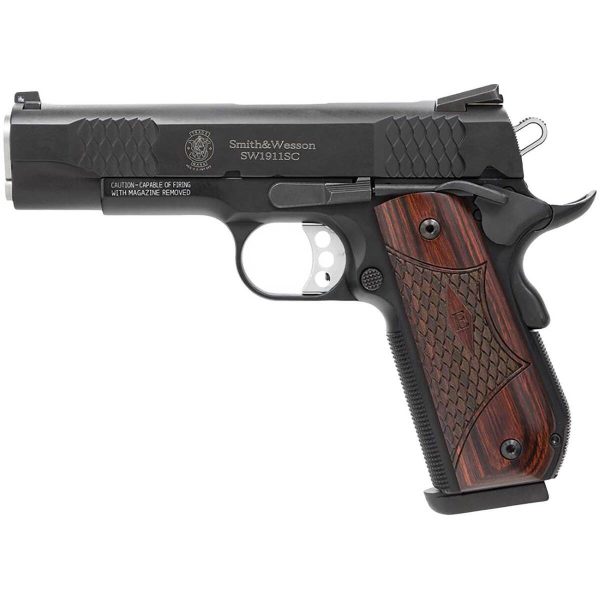 Smith & Wesson 1911 E Series 45 Auto (ACP) 4.25in Black Melonite Pistol - 8+1 Rounds - Image 2