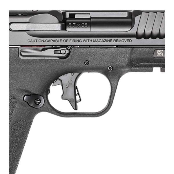 Smith & Wesson M&P 5.7 5.7x28mm 5in Black Armornite Pistol With Manual Thumb Safety - 22+1 Rounds - Image 3