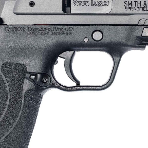 Smith & Wesson M&P 9 Shield EZ Thumb Safety 9mm Luger 3.675in Matte Black Armornite Pistol - 8+1 Rounds - Image 3