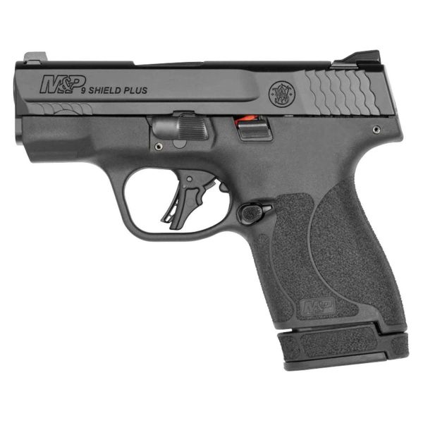 Smith & Wesson M&P 9 Shield Plus 9mm Luger 3.1in Black Armornite Pistol - 13+1 Rounds - Image 2