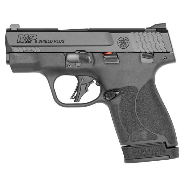 Smith & Wesson M&P 9 Shield Plus 9mm Luger 3.1in Thumb Safety Black Armornite Pistol - 13+1 Rounds - Image 2