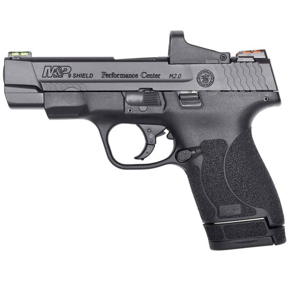 Smith & Wesson Performance Center M&P 9 Shield M2.0 Optics Ready 9mm Luger 4in Matte Black Pistol - 8+1 Rounds - Image 2