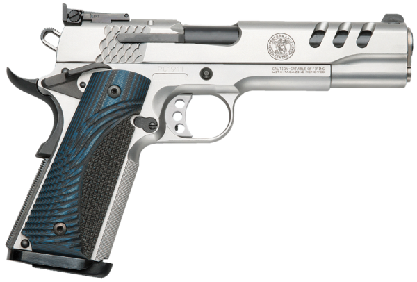 Smith & Wesson 1911 Performance Center Stainless .45 ACP 5" Barrel 8-Rounds