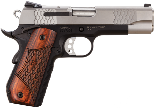 Smith and Wesson 1911 E-Series Stainless .45 ACP 4.25" Barrel 8-Rounds