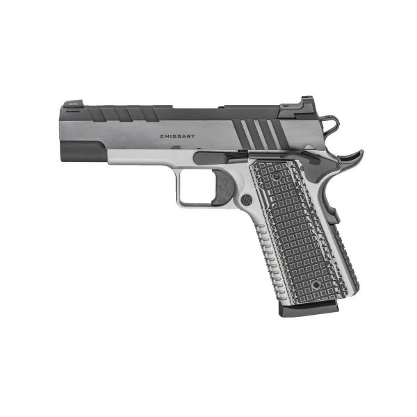 Springfield Armory 1911 Emissary 45ACP 4.25in Stainless Pistol - 8+1 Rounds - Image 2
