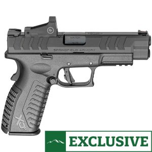 Springfield Armory XD-M Elite Defender with Crimson Trace 1500 Red Dot Sight 9mm Luger 4.5in Black Pistol - 19+1 Rounds