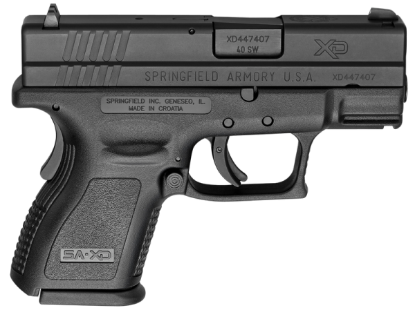 Springfield Armory XD Sub-Compact .40 SW 3" Barrel 10-Rounds Fixed Sights