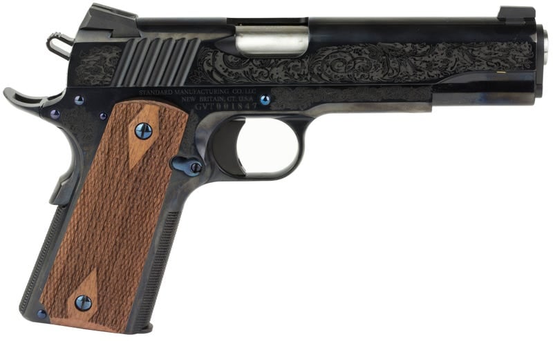 Standard Manufacturing STD 1911 .45 ACP 5" Barrel 7-Rounds Engraved Standard Manufacturing STD 1911 .45 ACP 5" Barrel 7-Rounds Engraved - 1911 - Miami Shooters Supply