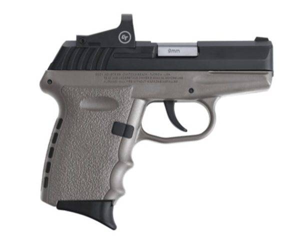SCCY CPX-2 RD Gray / Black 9mm 3.1" Barrel 10-Rounds Red Dot Sight