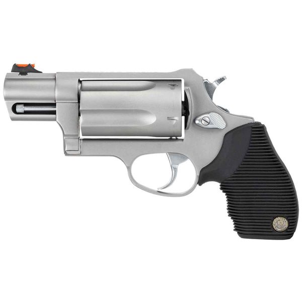 Taurus Judge Public Defender Matte Stainless 45 (Long) Colt 2in Matte Stainless Revolver - 5 Rounds - Image 2