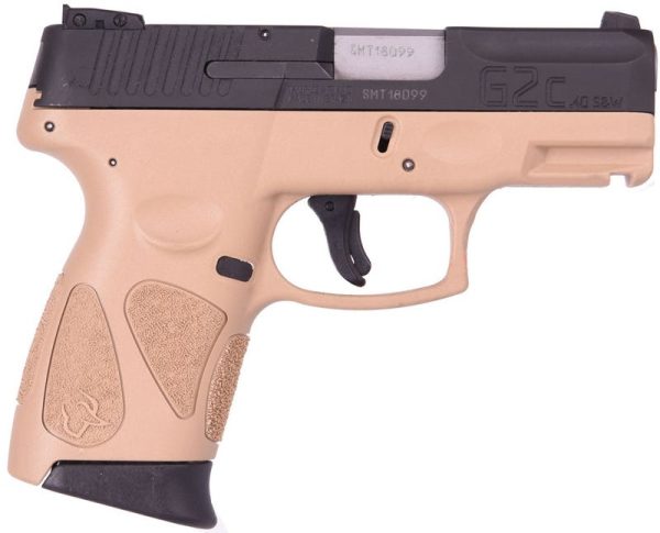 Taurus G2C Flat Dark Earth .40 SW 3.2" Barrel 10-Rounds Includes 2 Magazines