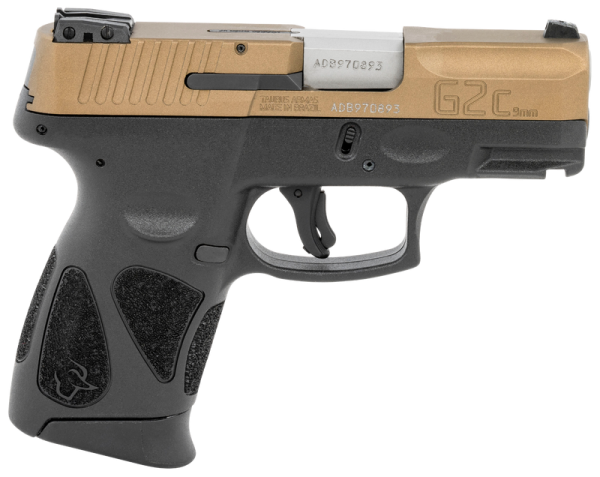 Taurus G2C Pistol Burnt Bronze 9mm 3.25" Barrel 12-Rounds Includes 2 Magazines