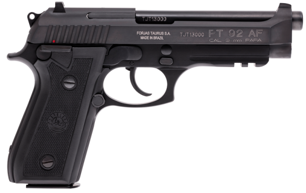 Taurus PT-92 9mm 5" Barrel 17-Rounds Adjustable Rear Sight