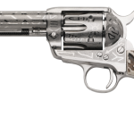 Taylors and Co 1873 Cattle Brand Nickel .45 Colt 5.5" Barrel 6-Rounds Engraved