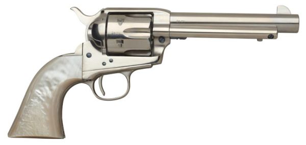 Taylors and Co 1873 Cattleman Nickel .45 Colt 5.5" Barrel 6-Rounds