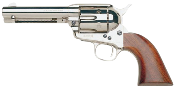 Taylors and Co 1873 Cattleman Nickel .45 LC 4.75" Barrel 6-Rounds