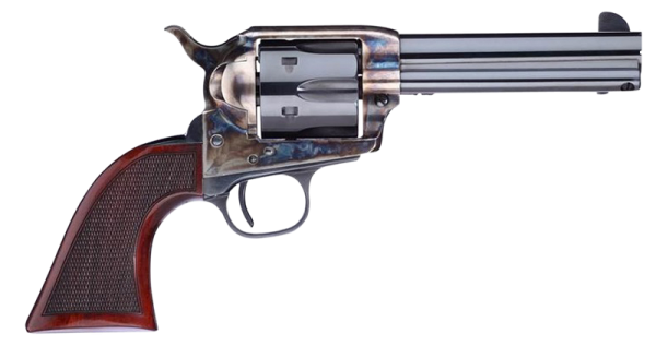 Taylors and Co Short Stroke Smoke Wagon Color Case Hardened .45 LC 4.75" Barrel 6-Rounds
