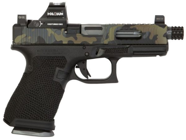 The Gun Co LVL-1 Custom Glock 19 - Urban Camo 9mm 4.02-inch 15Rds - with Holosun Reflex Red Dot