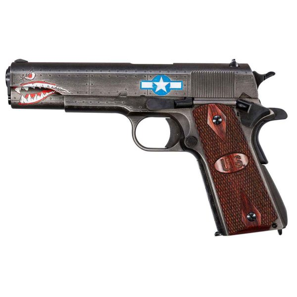 Auto Ordnance Thompson 1911A1 Squadron Special Edition WW2 45 Auto (ACP) 5in Gray Cerakote Pistol - 7+1 Rounds - Image 2