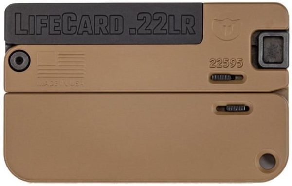 Trailblazer Firearms LifeCard Barrett Brown .22 LR 2.5" Barrel 1-Rounds