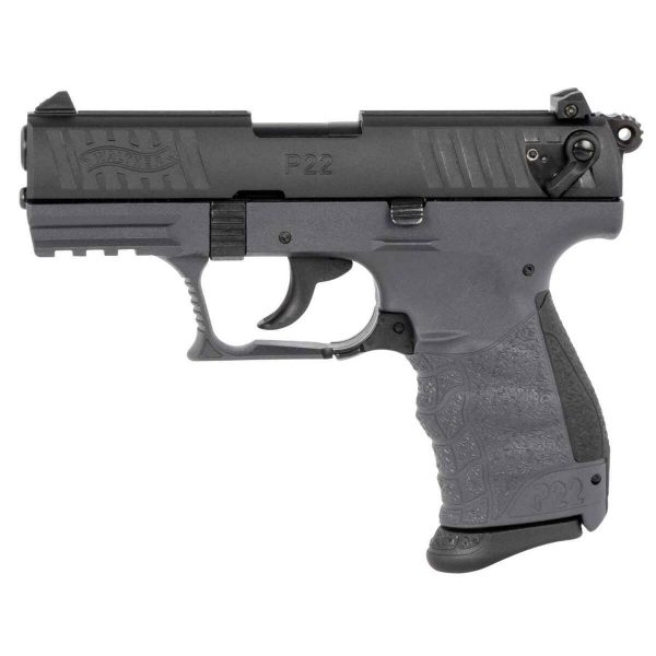 Walther P22 Q 22 Long Rifle 3.42in Tungsten Gray/Black Pistol - 10+1 Rounds - Image 2