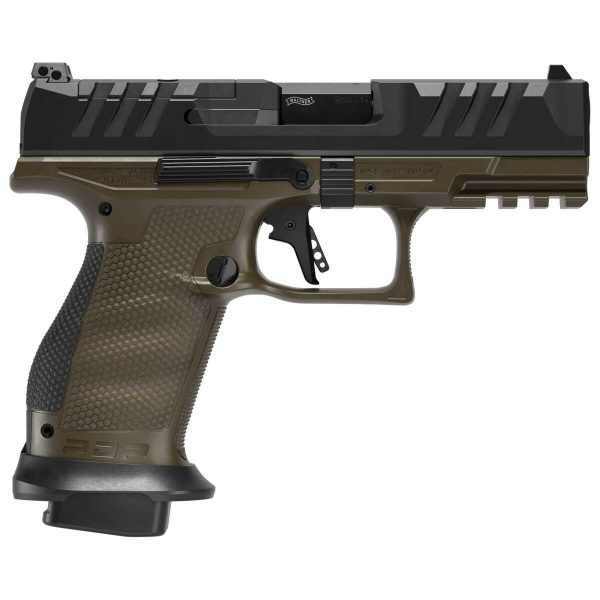 Walther PDP Pro-E 9mm Luger 4in OD Green Pistol - 18+1 Rounds