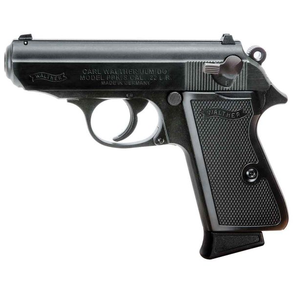 Walther PPK/S 22 Long Rifle 3.3in Nickel Pistol - 10+1 Rounds - Image 2