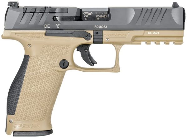 Walther PDP Tan 9mm 4.5" Barrel 18-Rounds Optics Ready
