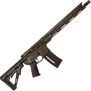 Diamondback Firearms Carbon DB15 300 AAC Blackout 16in Olive Drab Green Cerakote Semi Automatic Modern Sporting Rifle - 30+1 Rounds - Modern Sporting Rifles - Miami Shooters Supply